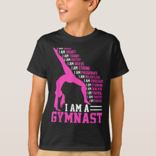 I Am A Gymnast Motivation Handstand Gymnastics Wom T-Shirt