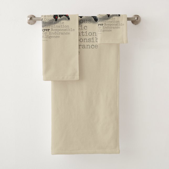 I am a Hockey Player Bath Towel Set (Insitu)