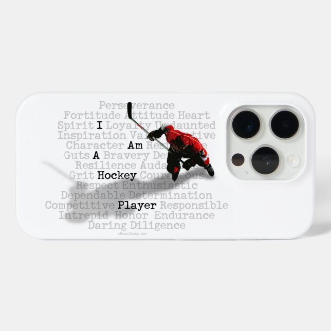 I am a Hockey Player Case-Mate iPhone Case (Back (Horizontal))