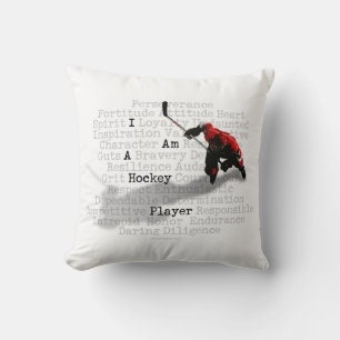 I Am A Hockey Player Cushion