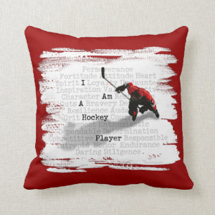 I Am A Hockey Player Cushion