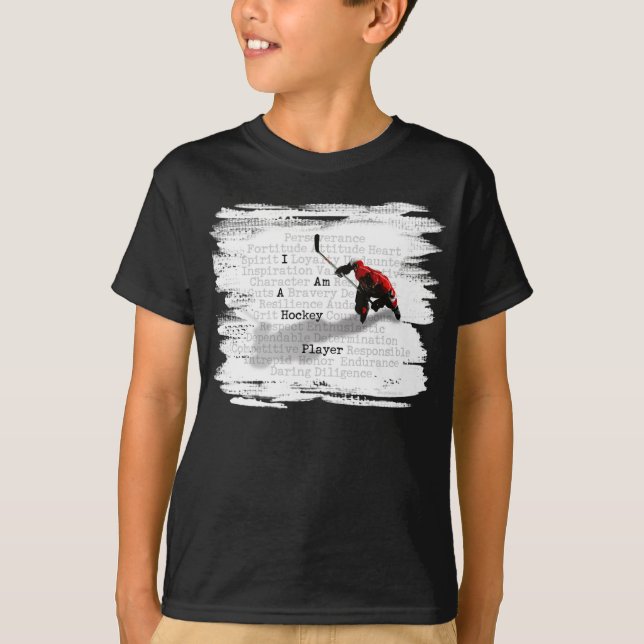 I am a Hockey Player T-Shirt (Front)