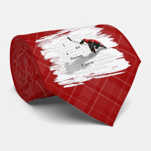 I Am A Hockey Player tie