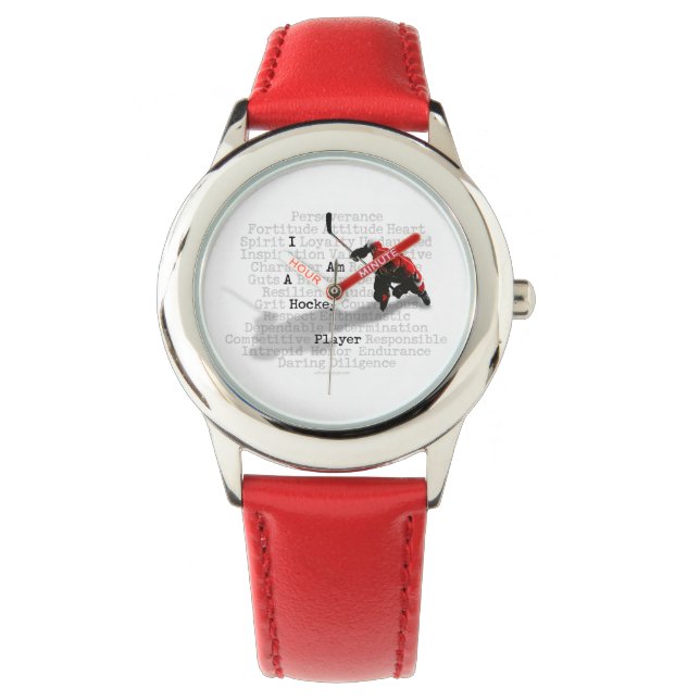 I am a Hockey Player Watch (Front)