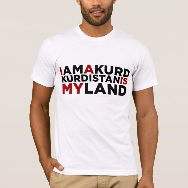 I AM A KURD T-Shirt (Front)