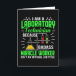 I am A Laboratory Technician Laboratory Pun Card<br><div class="desc">This is the ideal gift idea for all fans of laboratory technician and laboratory scientist. All fun with laboratory pun and labs and labs technician.</div>