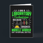 I am A Laboratory Technician Laboratory Pun Card<br><div class="desc">This is the ideal gift idea for all fans of laboratory technician and laboratory scientist. All fun with laboratory pun and labs and labs technician.</div>