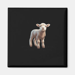 I Am A Lamb My Life S To Me Vegan Sticker Magnet
