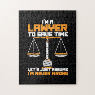 I Am A Lawyer To Save Time Jigsaw Puzzle