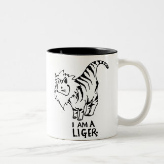 I Am A Liger Two-Tone Coffee Mug
