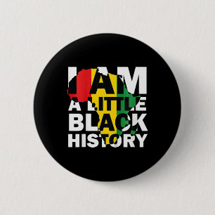 I Am A Little Black History Black History Month Ki 6 Cm Round Badge