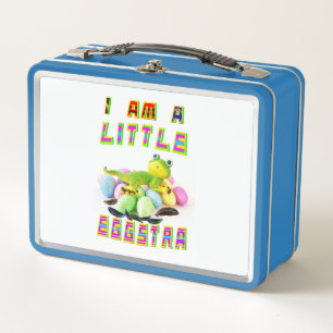 I Am A Little Eggstra Metal Lunch Box