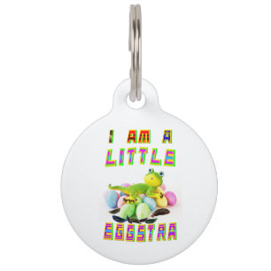 I Am A Little Eggstra Pet Tag