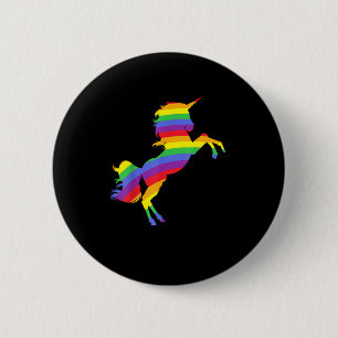 I Am A Magic! Rainbow Unicorn Color Wonder T-Shirt 6 Cm Round Badge