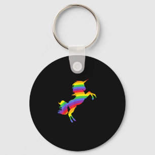 I Am A Magic! Rainbow Unicorn Color Wonder T-Shirt Key Ring