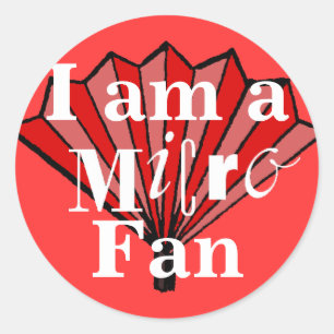 I am a Micro Fan Sticker