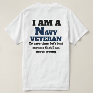 i AM A NAVY VETERAN T-Shirt