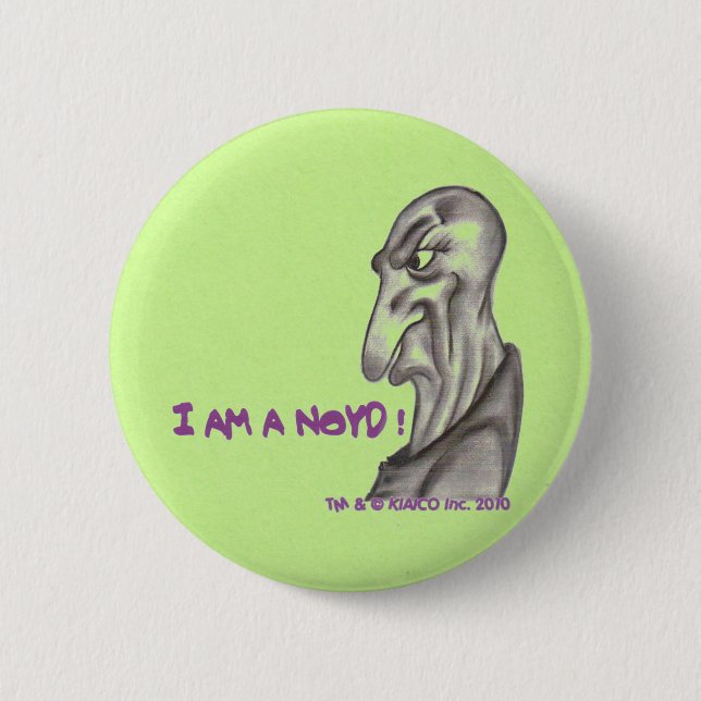 I AM A NOYD! Green Button (Front)