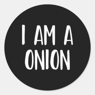 I Am A Otter Halloween I'm Simple Costume Lazy Classic Round Sticker