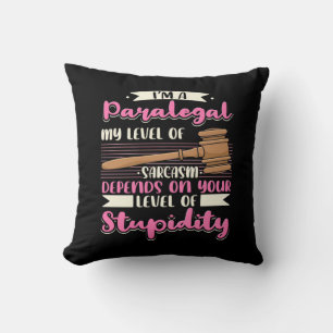 I Am A Paralegal Cushion