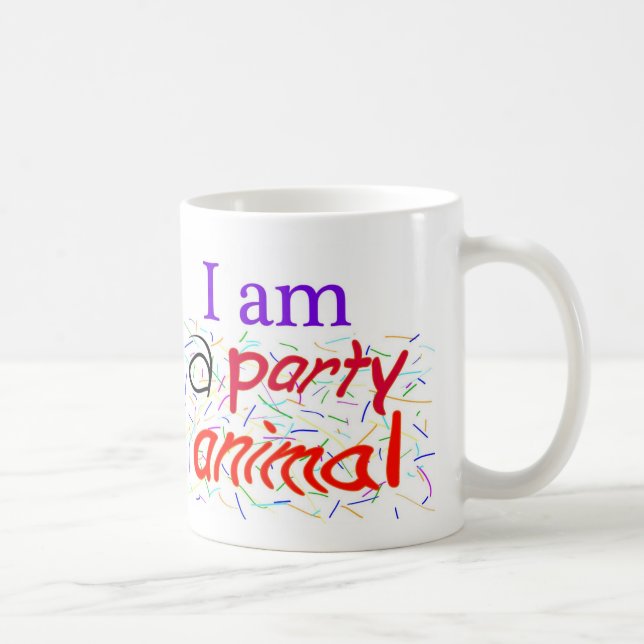 I-am-a-Party-Animal Coffee Mug (Right)