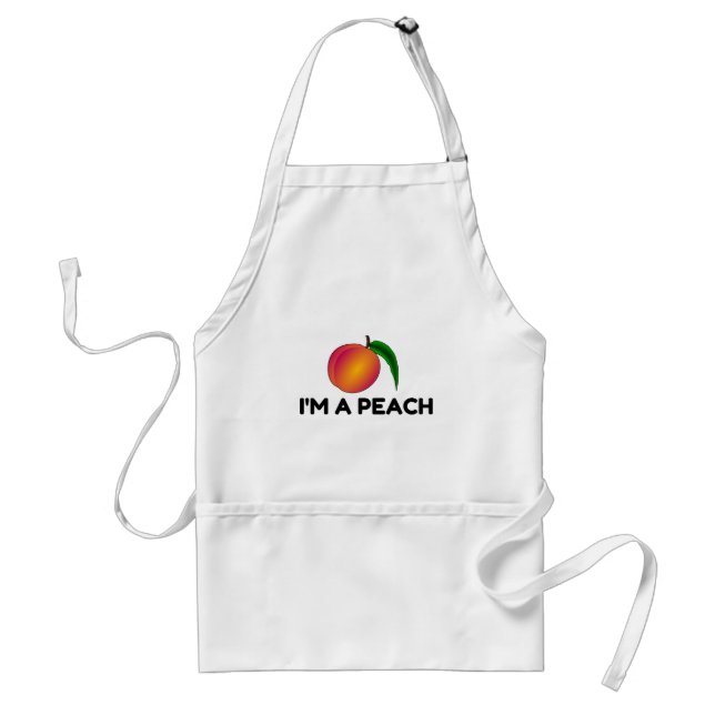 I AM A PEACH STANDARD APRON (Front)