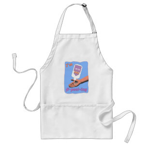I Am A-Peel-Ing Glue Peel Humour Crafting Fun Standard Apron