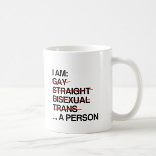 I AM A PERSON COFFEE MUG