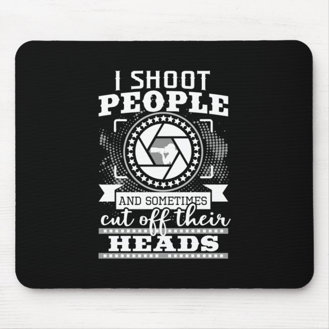 I Am A Photographer Mouse Mat (Front)