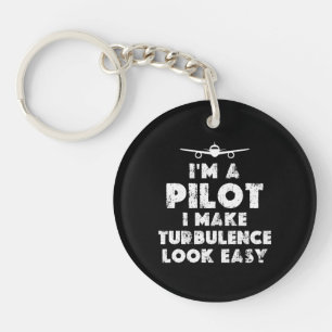 I am a Pilot Funny Key Ring