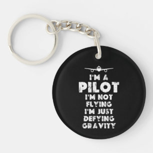 I am a Pilot Funny Key Ring
