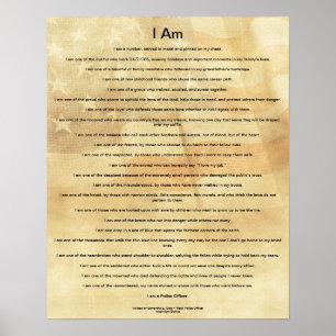 I Am (a Police Officer) Poster