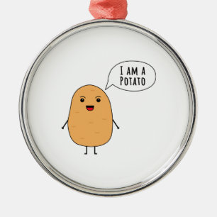I am a potato metal tree decoration