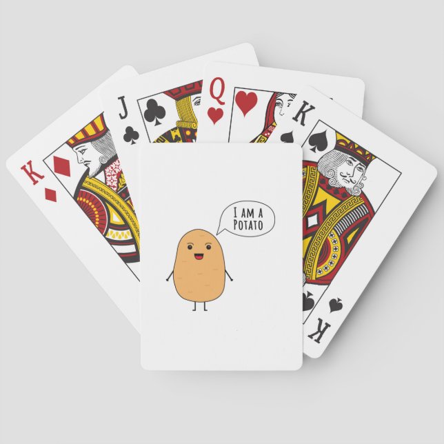 I am a potato playing cards (Back)