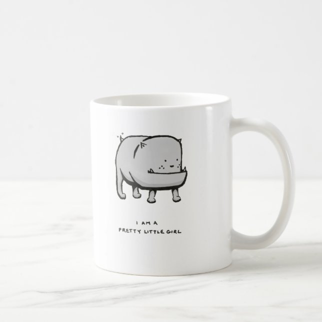 i am a pretty little girl coffee mug (Right)