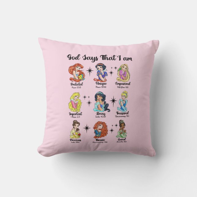 I am a princess King of Kings women's t-shirt Cushion (Front)