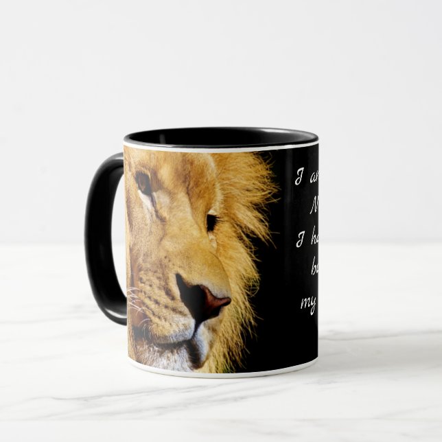 I Am a Princess, My Father a King Quote Mug (Front Left)