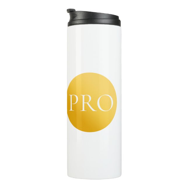 I AM A PRO | Elegant Gold Circle Motivational Mug (Rotated Right)