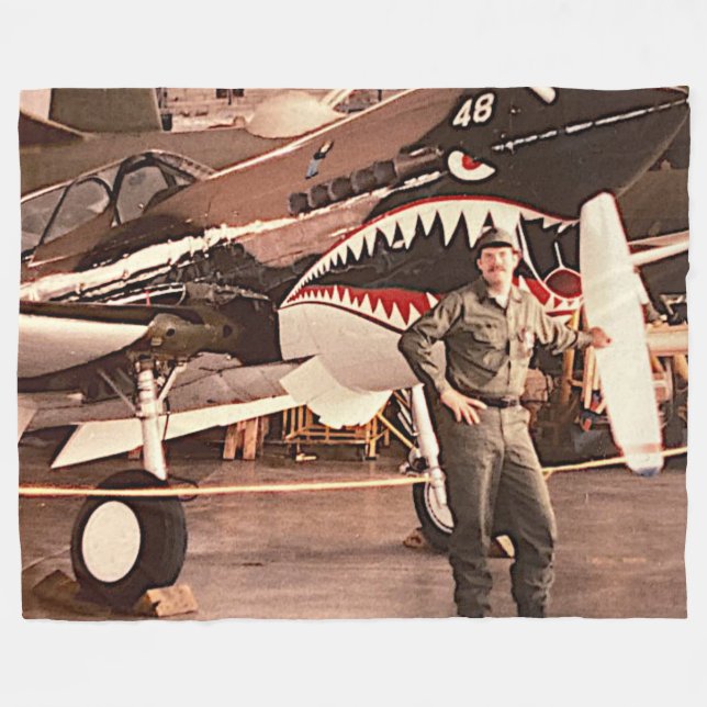 I AM A PROUD VETERAN FLEECE BLANKET (Front (Horizontal))