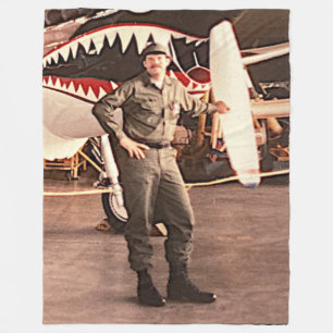 I AM A PROUD VETERAN FLEECE BLANKET