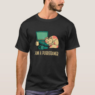 I Am A Purrgramer Nerd Software Developer Coder Pr T-Shirt