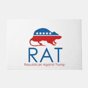 I am a R.A.T: Republican Against Trump   Doormat