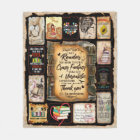 I Am A Reader Blanket, Book Lover Blanket,