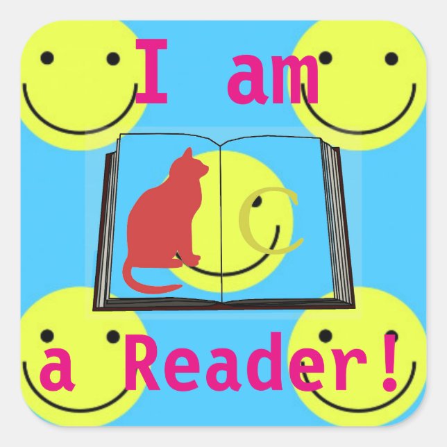 I am a Reader Sticker (Front)