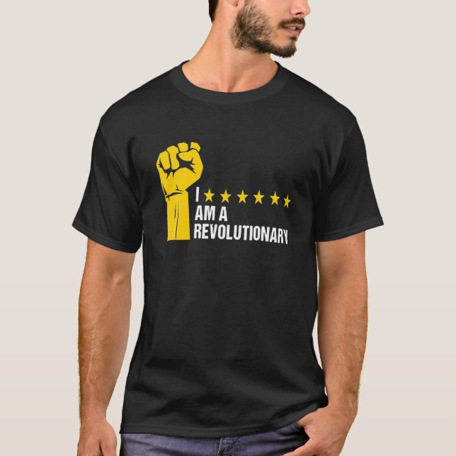 I Am A Revolutionary Fred Hampton T-Shirt (Front)