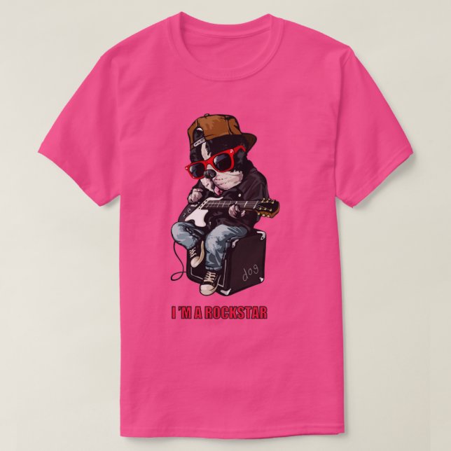 I Am A Rockstar T-Shirt (Design Front)