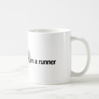 I am a runner coffee mug