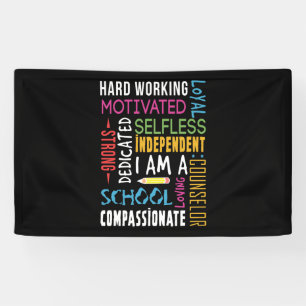I Am A School Counsellor Appreciation Banner