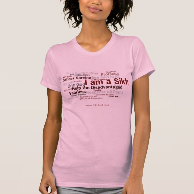 I am a Sikh (Front Design) T-Shirt (Front)