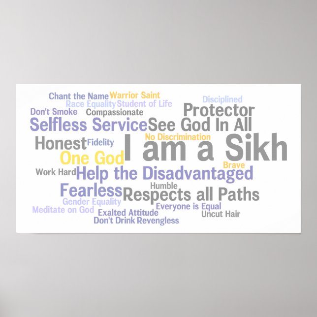 I am a Sikh Poster (Front)
